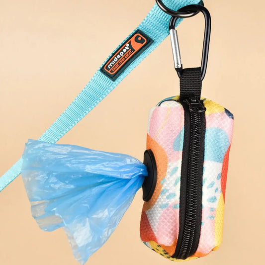 Abstract Print Pet Waste Bag Dispenser