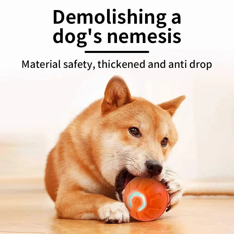 Smart Dog Toys Ball Electronic Interactive Pet Toy Moving Ball USB Automatic Moving Bouncing for Puppy Birthday gift Cat Product