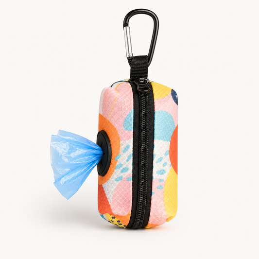 Abstract Print Dog Poop Bag Holder
