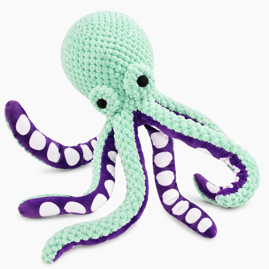 Plush Octopus Dog Toy for Tugging & Cuddling