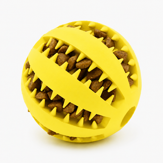 Natural Rubber Treat Ball for Dogs