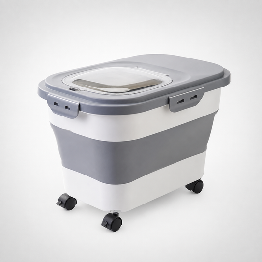 Collapsible Airtight Pet Food Storage Container