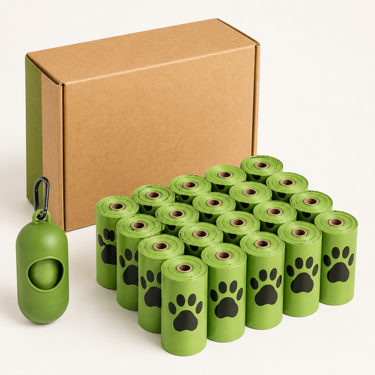 Scented Dog Poop Bags with Dispenser