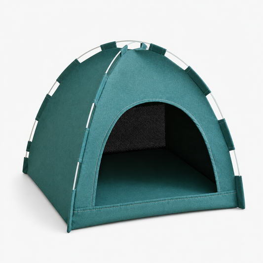 Foldable Pet Tent Bed for Cats & Small Dogs